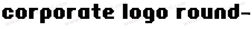 corporate logo round字体转换